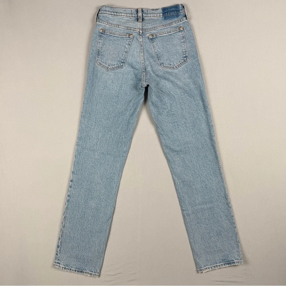 Abercrombie The Straight Mid Rise Jeans Size 25 NWT - Picture 2 of 5